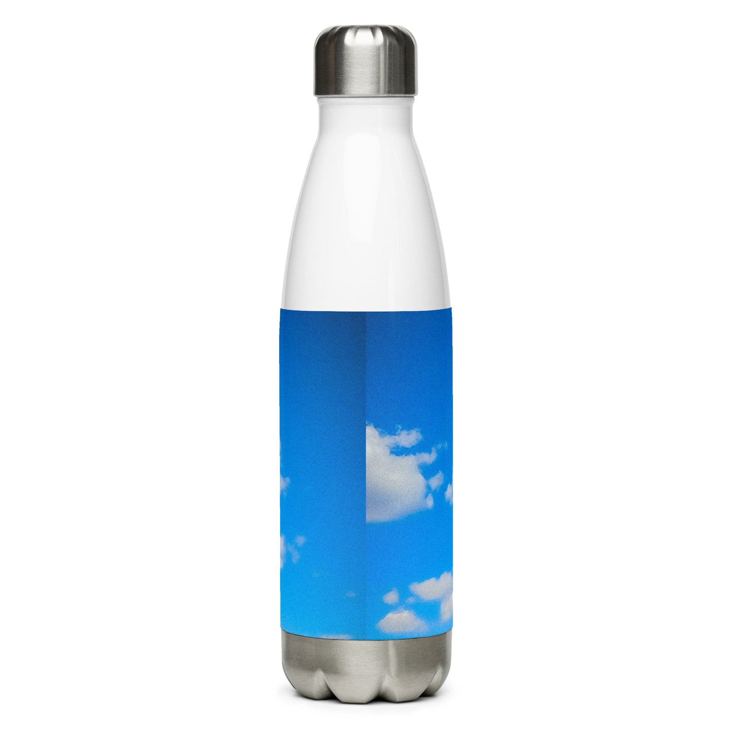 Stainless steel water bottle with canada flag