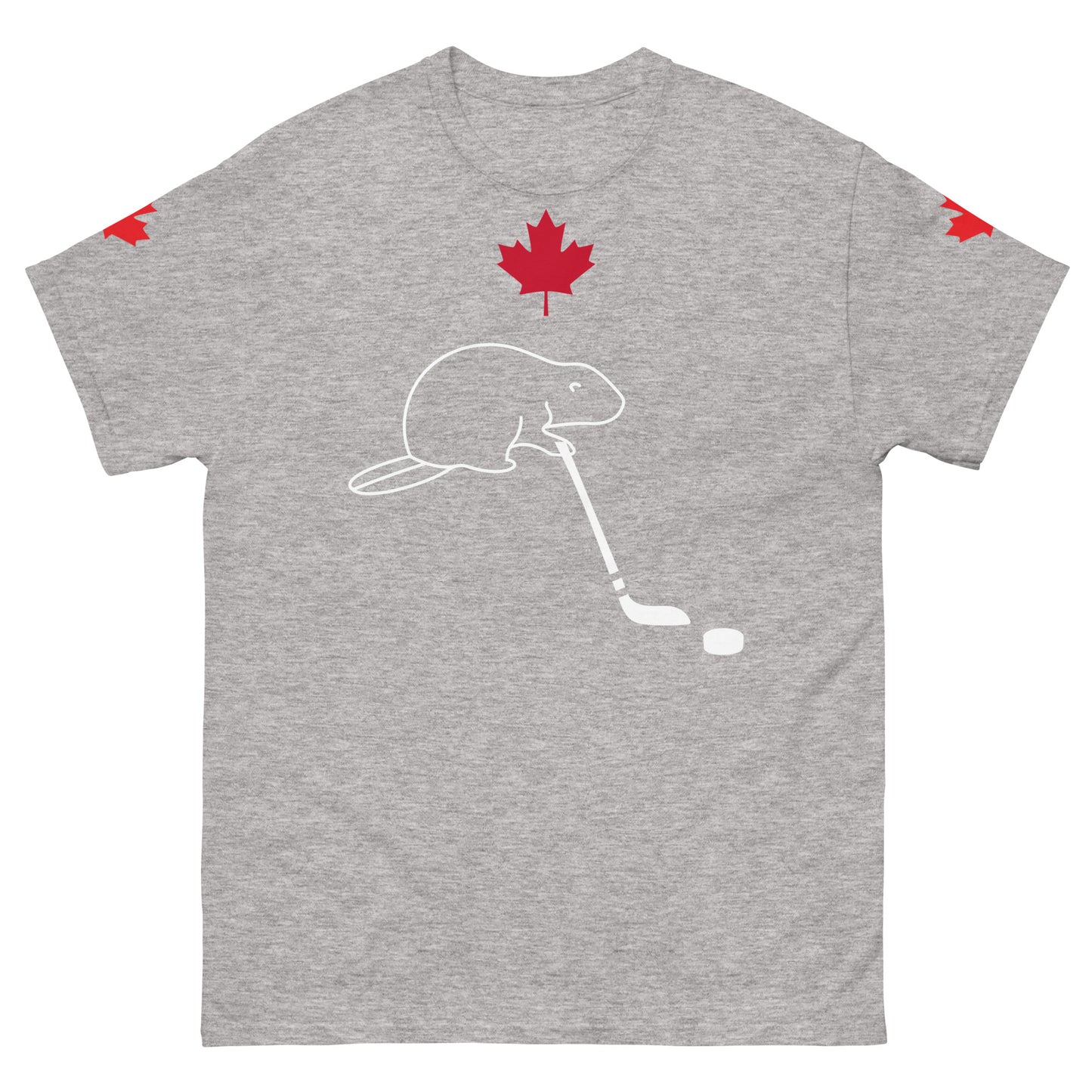 Beaver hockey tee